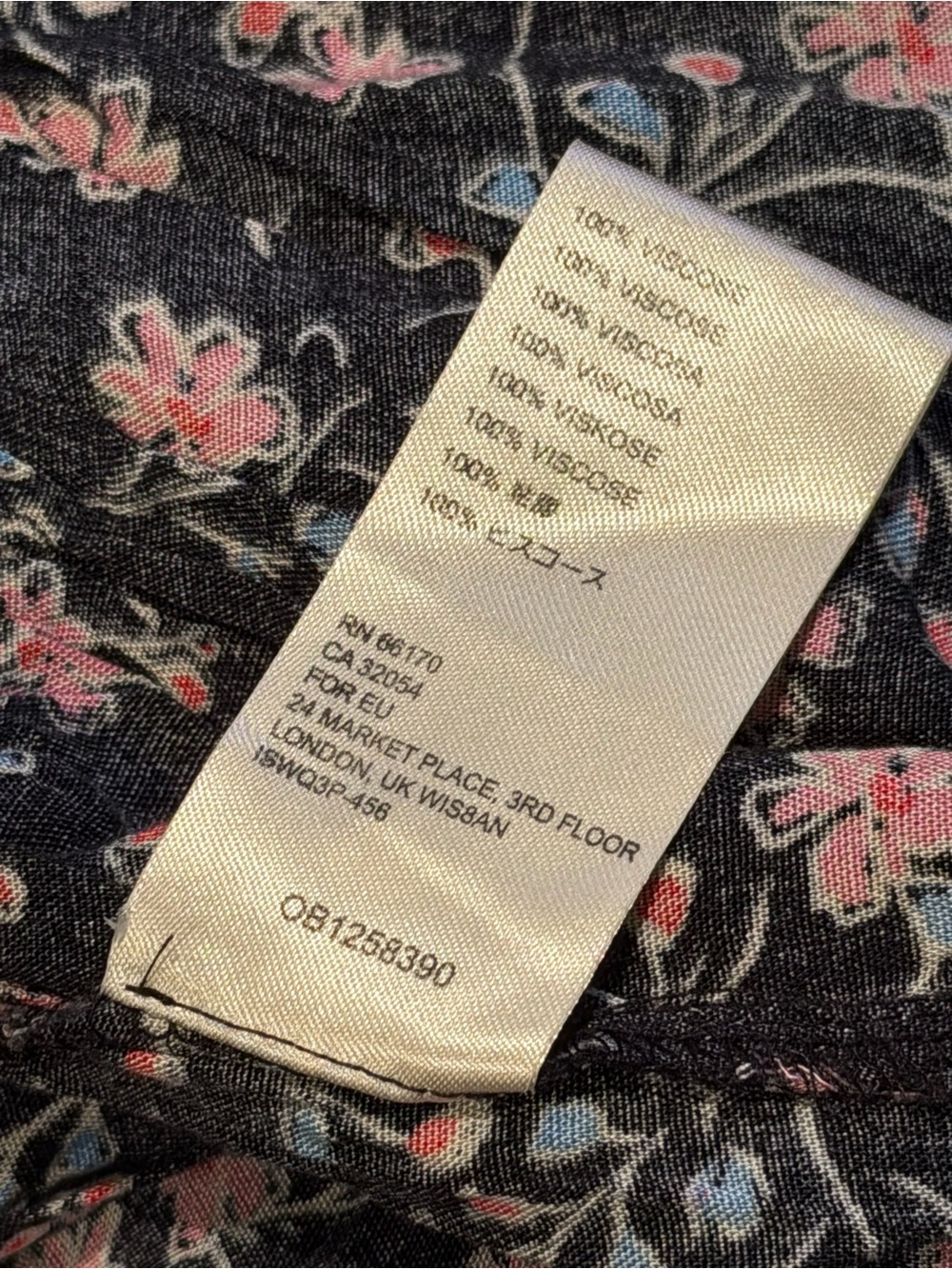 NWT Free People Floral Long Sleeve Tunic - Picture 7 of 7